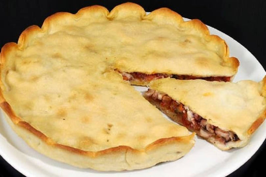 Tiella di Gaeta scarola olive  600 gr